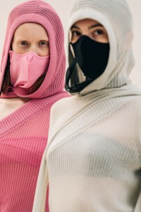 Backstage at Rick Owens' RTW Spring 2021 show.