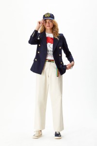 A look from Rowing Blazers' women’s collection.