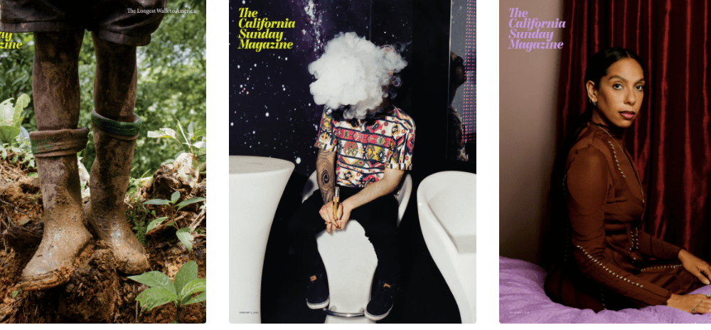 California Sunday Times Magazine Covers