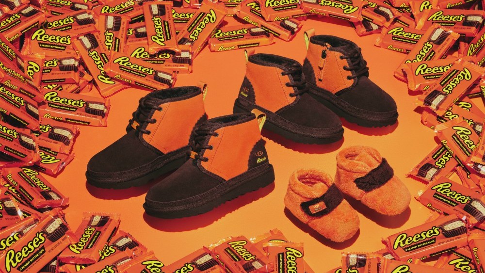 Ugg has partnered with The Hershey Company and Foot Locker on a spooky-sweet collection for Halloween-loving kids.