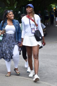 Venus Williams is seen at Wimbledon Tennis Club. 12 Jul 2019 Pictured: Venus Williams. Photo credit: Neil Warner/MEGA TheMegaAgency.com +1 888 505 6342 (Mega Agency TagID: MEGA464658_004.jpg) [Photo via Mega Agency]