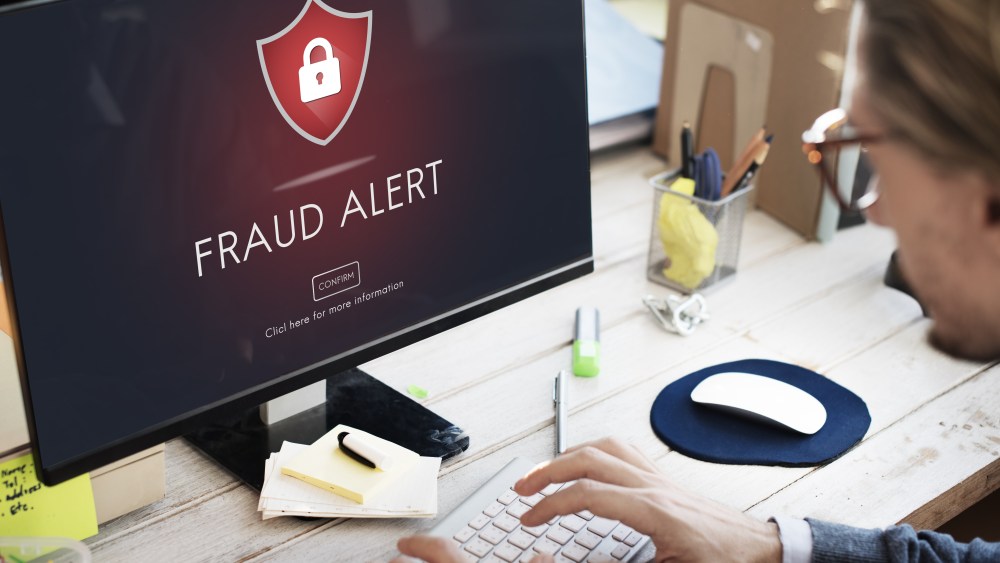 Fraud Alert Caution Defend Guard Notify Protect Concept