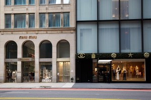 Miu Miu and Chanel in New York City on Black Friday, 2020.