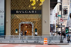 Bvlgari in New York City on Black Friday, 2020.