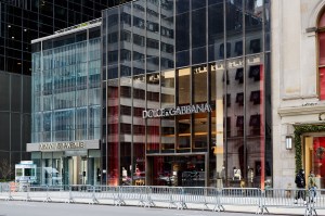 Dolce and Gabbana in New York City on Black Friday, 2020.