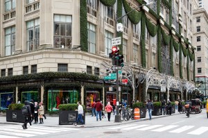 Saks Fifth Avenue in New York City on Black Friday, 2020.