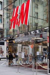 H&M in New York City on Black Friday, 2020.