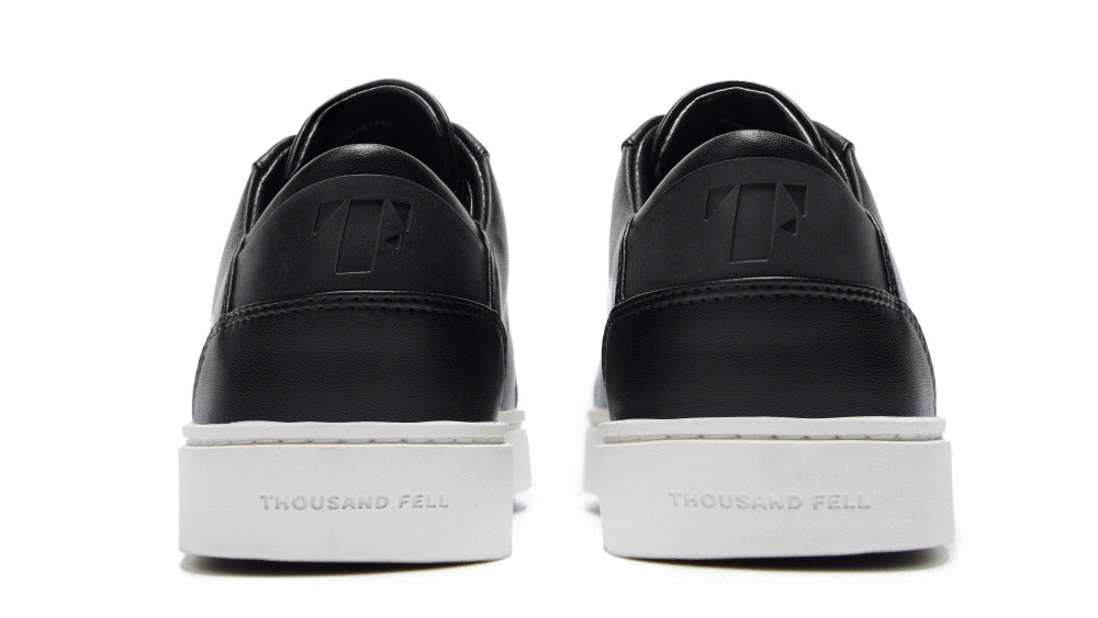 The recyclable Black by Thousand Fell kicks off a series of limited-edition drops and new product releases from the sustainable shoe brand.