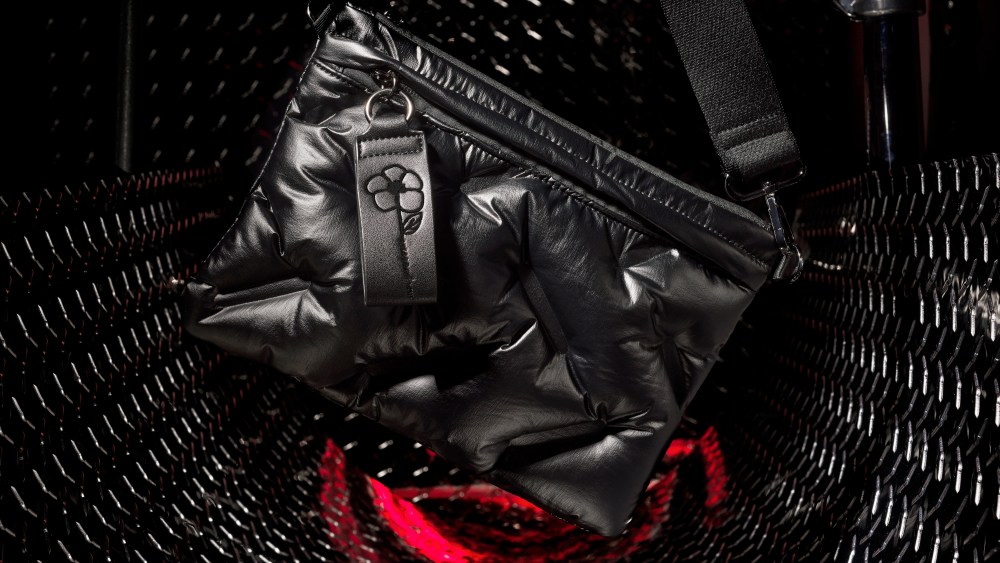 Go Dash Dot's black rose bag.