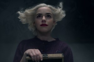 CHILLING ADVENTURES OF SABRINA (L to R) KIERNAN SHIPKA as SABRINA in episode, 216 of CHILLING ADVENTURES OF SABRINA. Cr. NETFLIX © 2020