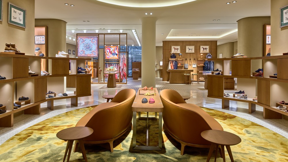 The new Hermes store at the Mall at Short Hills in New Jersey.