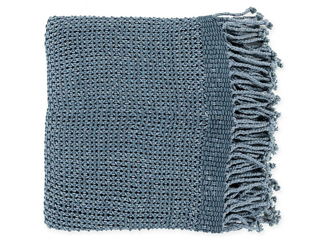 Rivet rounded up denim-inspired home décor, from baskets to furniture, that will instantly transform your space into a cozy blue haven.