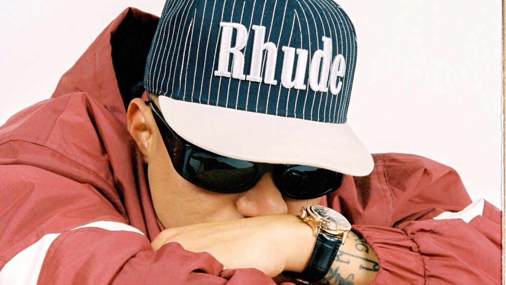 Rhuigi Villaseñor in the Rhude x Starter collection
