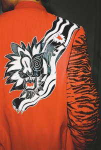 A detail from Kenzo's capsule collection with Kansai Yamamoto.