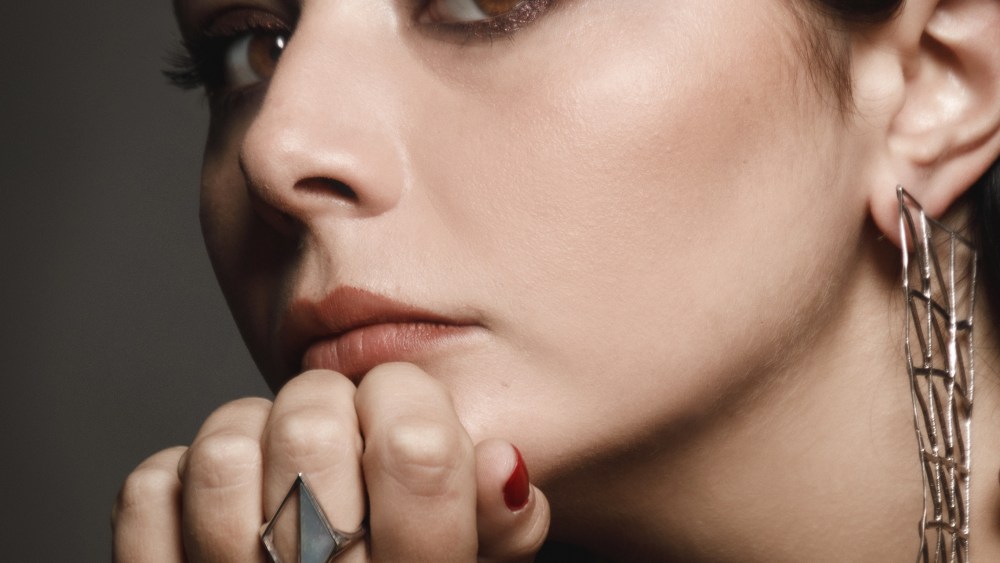 Lavinia Fuksas wearing pieces of her new jewelry line