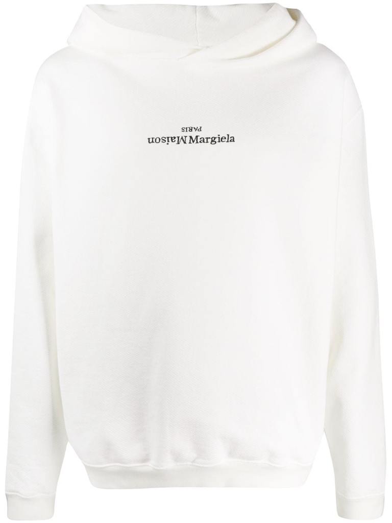 Christmas Gifts 2021 Maison Margiela, Maison Margiela Flipped Logo Print Hoodie