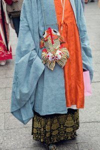 Attendees at the Xitang Hanfu Festival in China.