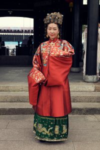 Attendees at the Xitang Hanfu Festival in China.