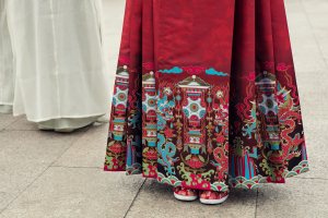 Attendees at the Xitang Hanfu Festival in China.