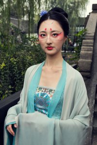 Attendees at the Xitang Hanfu Festival in China.