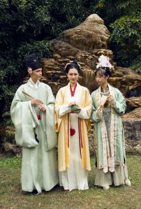 Attendees at a Hanfu gathering in Shanghai.