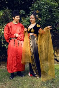 Attendees at a Hanfu gathering in Shanghai.