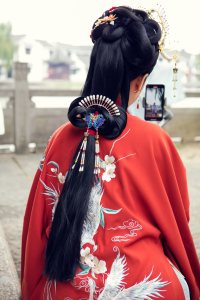 Attendees at the Xitang Hanfu Festival in China.