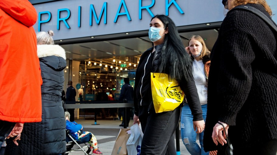 Primark owner reports a 12% decline in group revenue for 2020, and talks caution ahead due to another round of Covid-19 lockdowns.