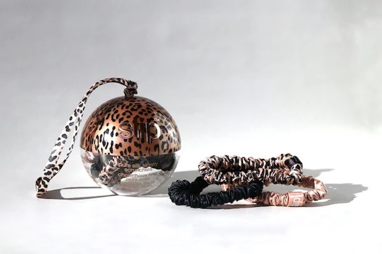 Slip Rose Leopard Small Slipsilk Scrunchies Bauble Trio