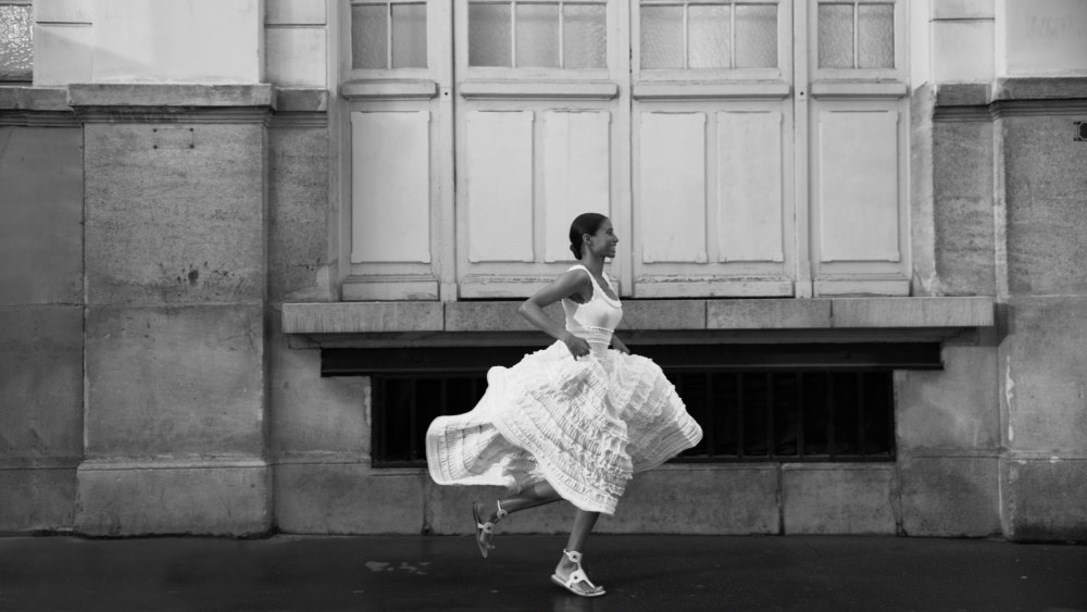 Alaia crinoline dress