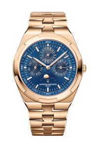 Vacheron ConstantinÕs Overseas Perpetual Calendar Ultra-Thin in 18K 5N Rose Gold.