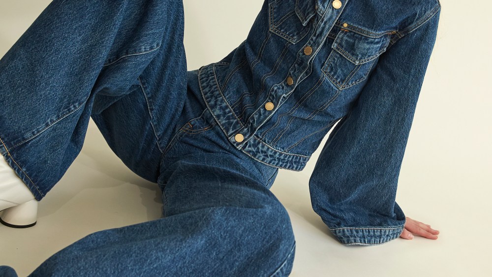 A western denim collboaration look from Ellery x SLVRLAKE Denim