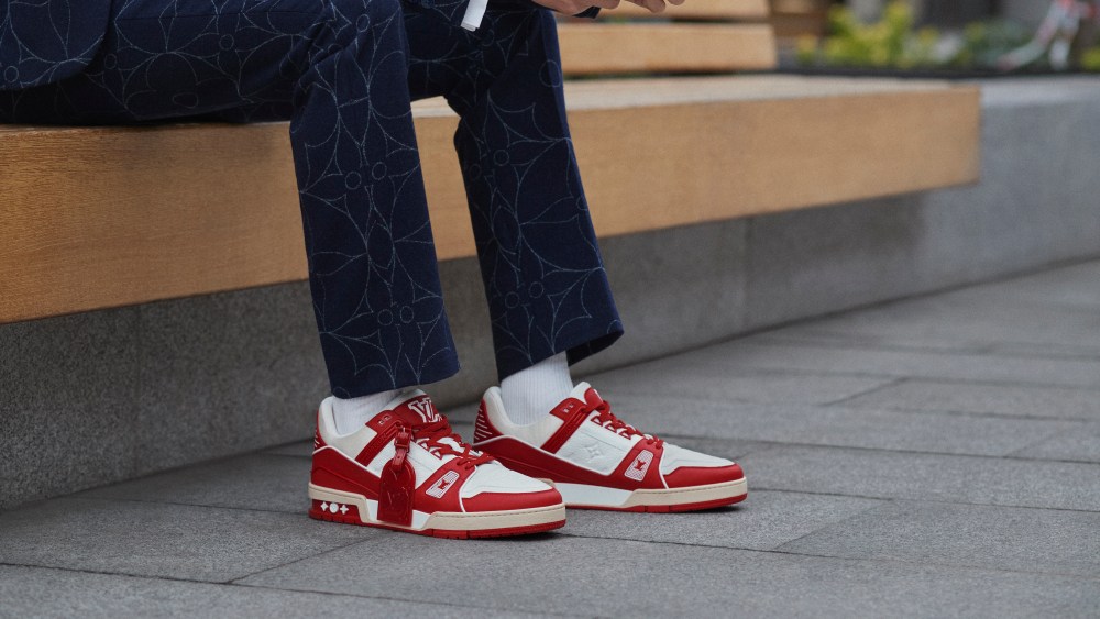 The Louis Vuitton I (Red) Trainer.