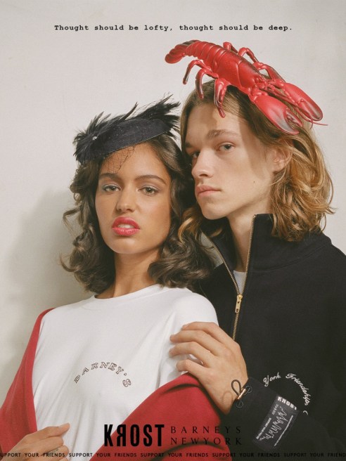 Barneys New York has released a new capsule of luxury streetwear with Krost.