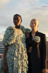 See the seasonal looks in Hennes and Mauritz's latest fashion collection made using fabrics derived from agricultural and plastic waste.