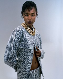 A look from Givenchy's teaser capsule collection by Matthew Williams