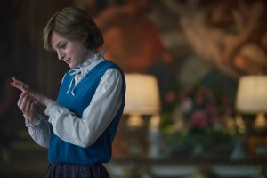 The Crown S4. Picture shows: Diana Princess of Wales (EMMA CORRIN). Filming Location: Burghley House