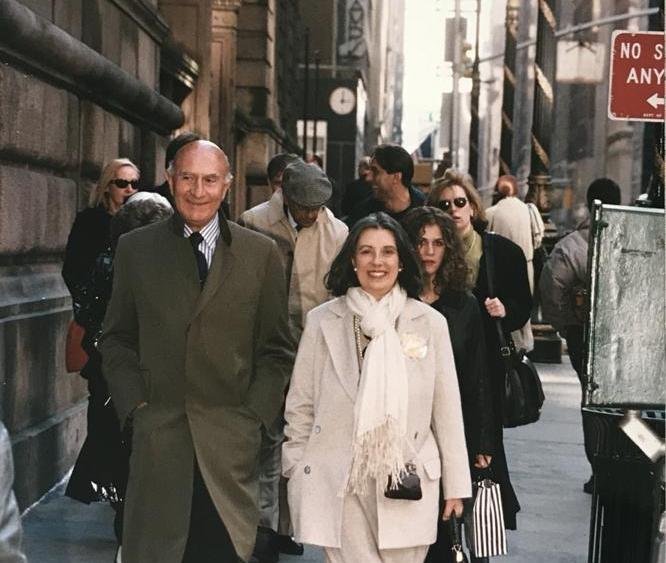 Beppe Modenese and Laura Biagiotti.