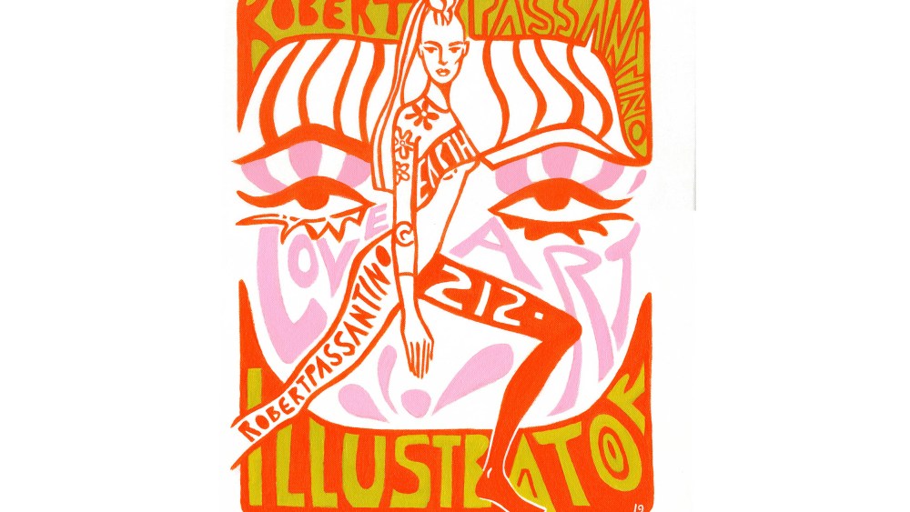 Pop art poster by Robert Passantino.