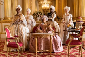 BRIDGERTON GOLDA ROSHEUVEL as QUEEN CHARLOTTE in episode 102 of BRIDGERTON Cr. LIAM DANIEL/NETFLIX © 2020