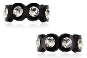 Pair of Rhinestone Cuff Bracelets