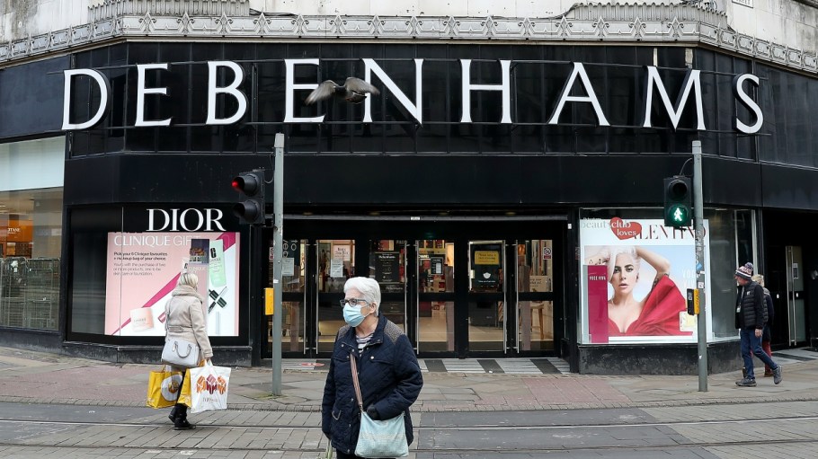 Authentic Brands Group, on the hunt for more opportunistic buys, is sizing up Debenhams and Arcadia Group, which have fallen on hard times.