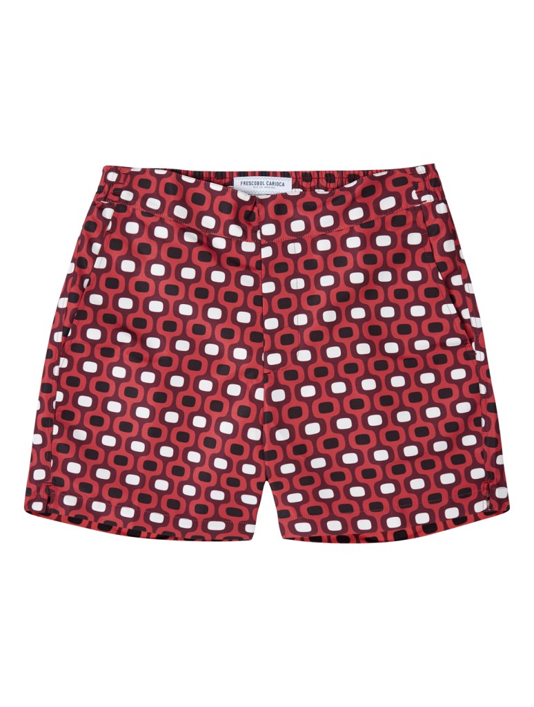 Frescobol Carioca Classic Swim Shorts in Ipanema Print