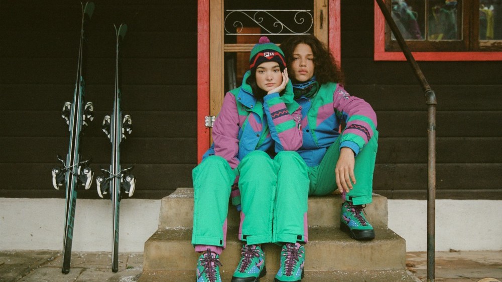 Fila and Rowing Blazers' ski capsule includes two footwear silhouettes, a sneaker and a boot.