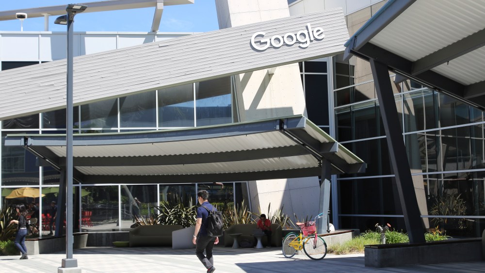 The headquarters of US technology company Google in Mountain View, California, USA, 2 May 2017. The "Googleplex" was orignially built and used by Silicon Graphics. Google has resided at the complex since 2003. - NO WIRE SERVICE - Photo by: Christoph Dernbach/picture-alliance/dpa/AP Images