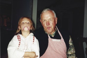 "For as far back as I can remember, my Baba (my grandfather), has always been in my Christmas memories. He and my Nana would drive down from San Francisco and spend 10 days with my family in Newport Beach every Christmas. This was so special to me. When Baba came into town, I knew I could wear my holiday party dresses, eat way too many sweets, laugh uncontrollably and act silly. One of my favorite memories with him is when we pretended to be walruses by putting pink golf Ts in our mouths. This is my first Christmas without my Baba. In order to honor him, I recently designed a gold heart-shaped charm with Baba engraved on it so I can hold him near and dear to me at all times." - Ali Grace