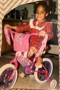 "I couldn't have been older than four or five and I always searched for my Christmas presents. There was not a Christmas where I didn't look in closets, under beds, pick up boxes and shake them; I needed to know my gifts. Christmas morning my parents were downstairs setting everything up and I snuck downstairs and found my very first bike in another room they were hiding it in. I rode my bike into the family room where the Christmas tree and presents were while my parents were setting up and they died laughing." - Jazmin Veney, Arch NYC