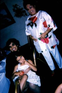 "My family has suffered through endless performances, recitals, holiday festival shows, concertsÉ.I always just thought they couldnÕt get enough. [This is] Christmas dinner, 1997."	- Mariah Pershadsingh, Bond Hardware