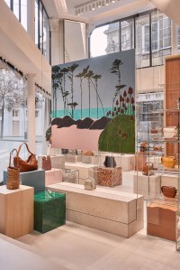 The new Loewe boutique on Rue Saint-Honore in Paris.