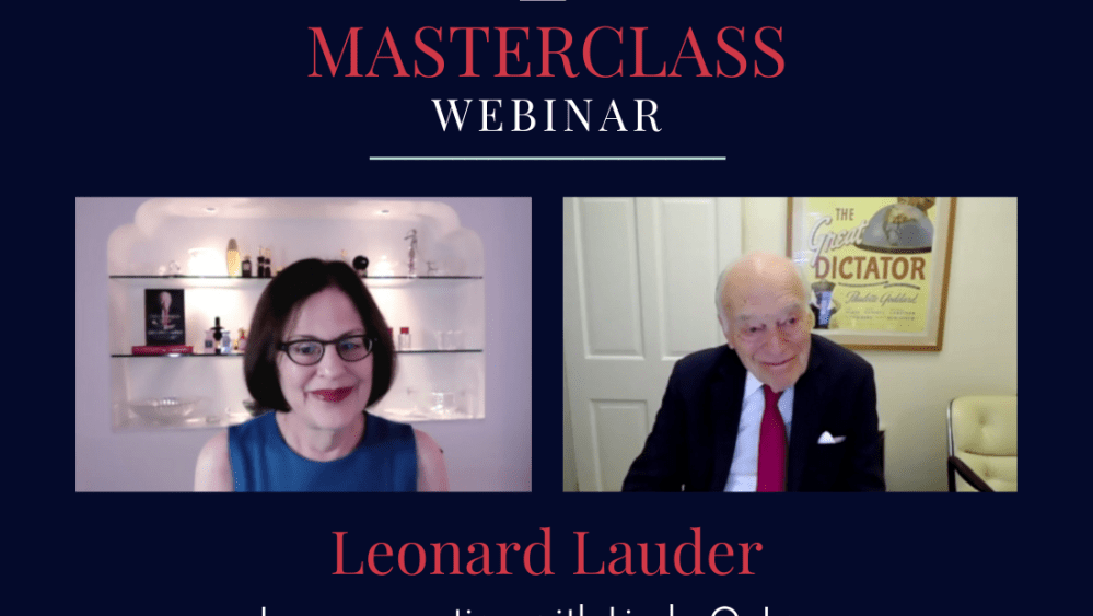Leonard Lauder Master Class Linda Levy